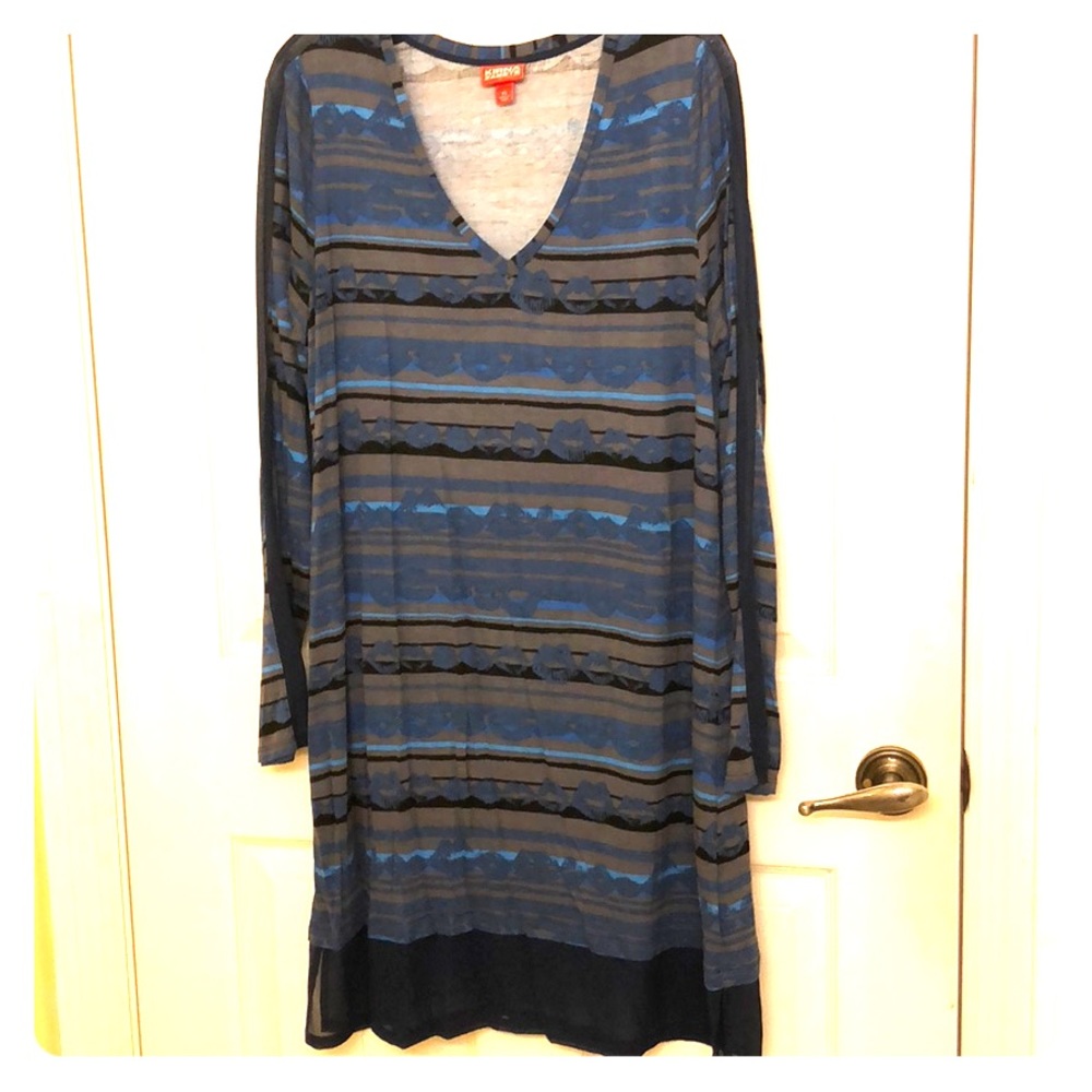 NWOT Kirna Zabete for TARGET blue rayon dress